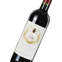 法国美乐168干红葡萄酒 750ml 单支装