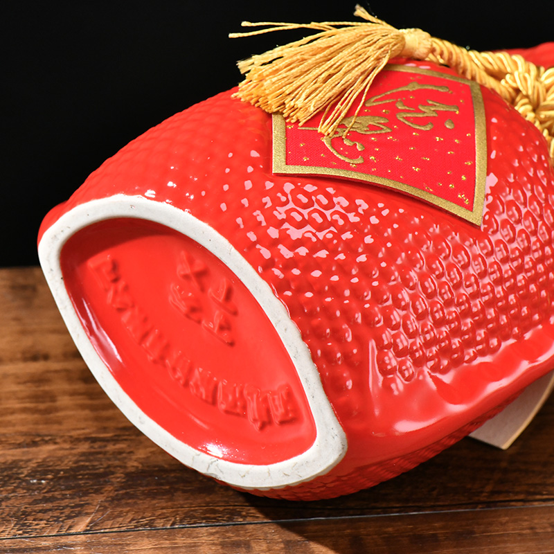 [酒鬼官方授权]酒鬼酒52度高度柔和红坛500ml馥郁香型 国产白酒高清大图