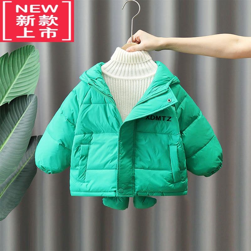 可莉允男童冬装羽绒服儿童轻薄连帽棉衣小童冬季保暖外套宝宝棉服图片