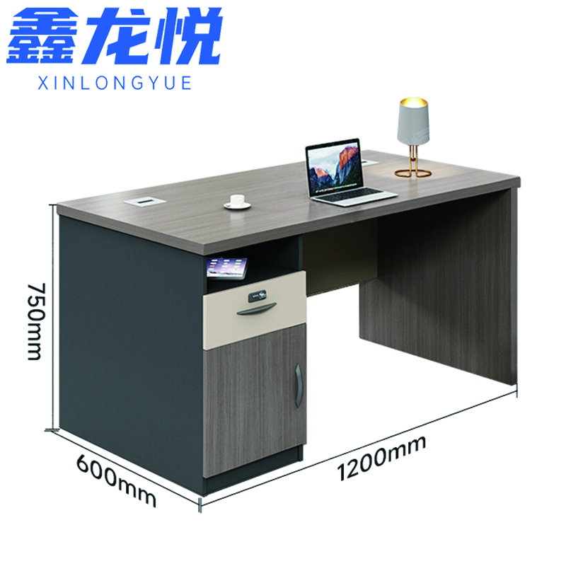 鑫龙悦职员桌单人位张高清大图