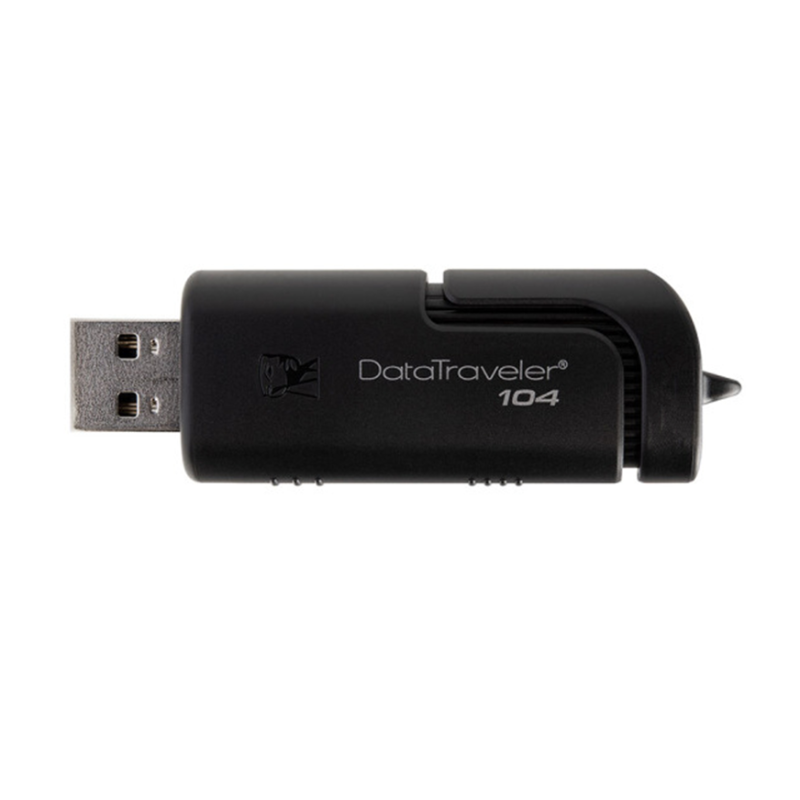 金士顿（Kingston） DT104 U盘 黑色 时尚便利 16GB