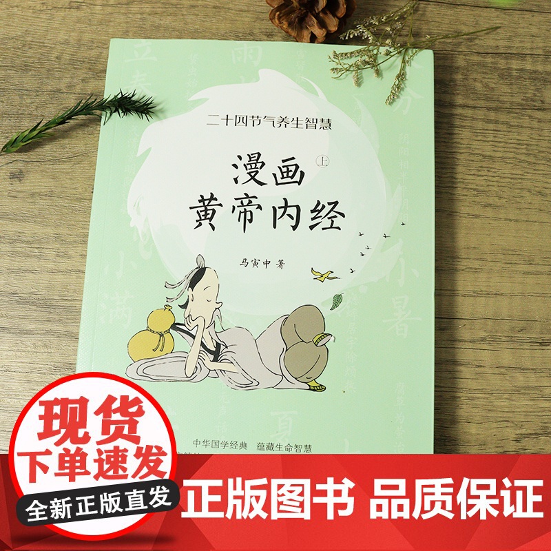 漫画黄帝内经:二十四节气养生智慧 马寅中 四季调养,2000年来的养生宝典,人人都能用的上 中医 保健健康 国学 正版高清大图