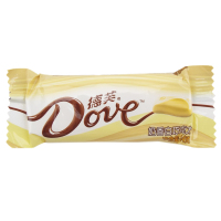 德芙（Dove ）奶香白巧克力252g 碗装 桶装 休闲零食 办公室零嘴