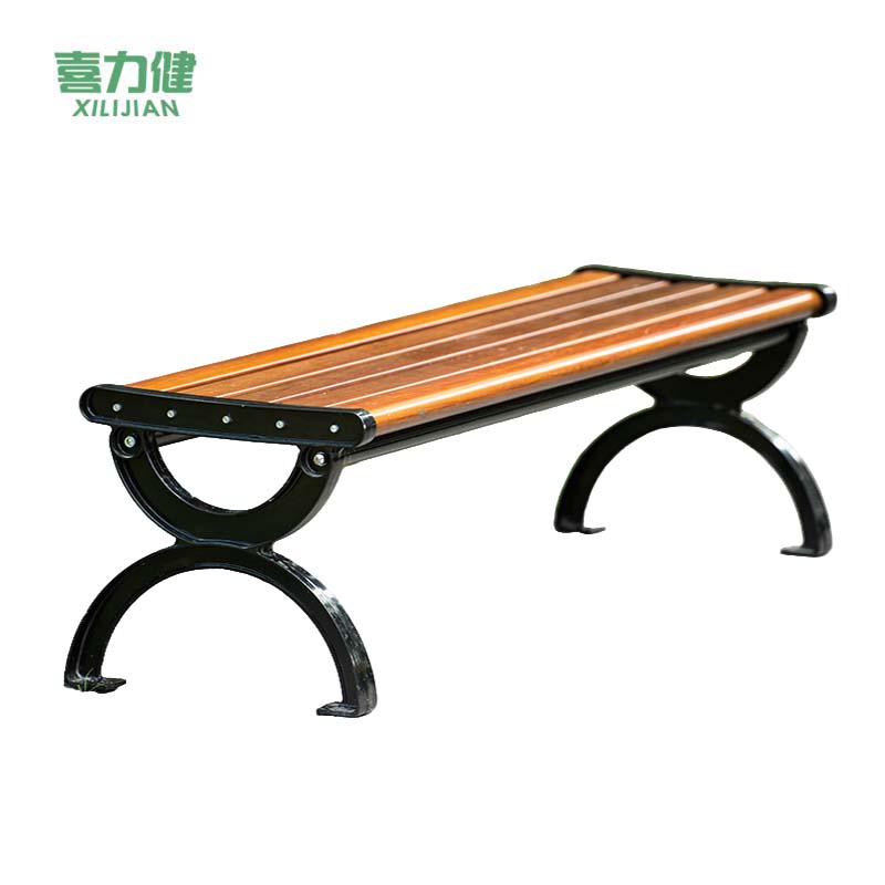 喜力健 公园户外长椅 长凳-胡桃木色180CM 个
