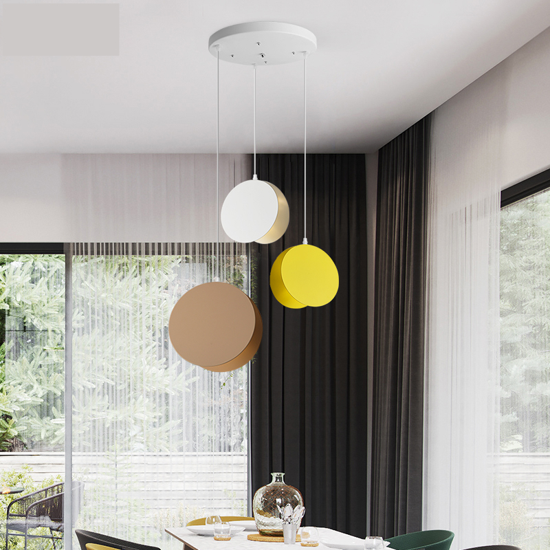 餐厅闪电客吊灯现代简约三头饭厅餐桌吧台创意led个性卧室床头灯具