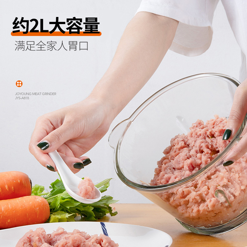 九阳(Joyoung) 绞肉机家用电动肉馅机料理搅拌机多功能榨汁机果汁机大容量新品S18-LA170