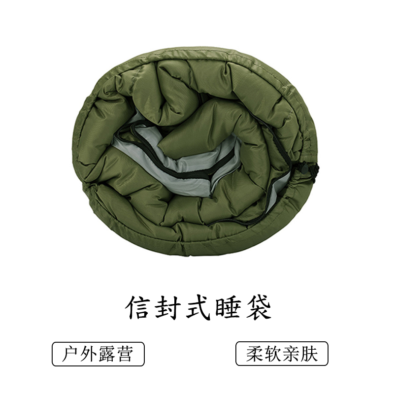 源营 鸭绒睡袋四季户外露营睡袋成人冬季加厚羽绒睡袋防寒保暖SD-1500G 210*80cm 填充1500克