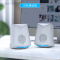 赛达(SADA)V-115台式电脑音箱低音炮USB迷你小音响家用有线蓝牙音箱重2.0声道 有线普通版本 白色