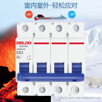 德力西空气开关HDBE系列家用空开电闸1P2P3P+n4P小型断路器