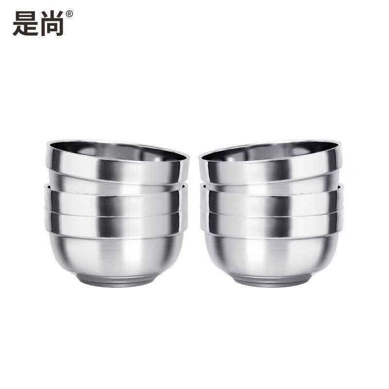 是尚 不锈钢碗 20cm/个高清大图
