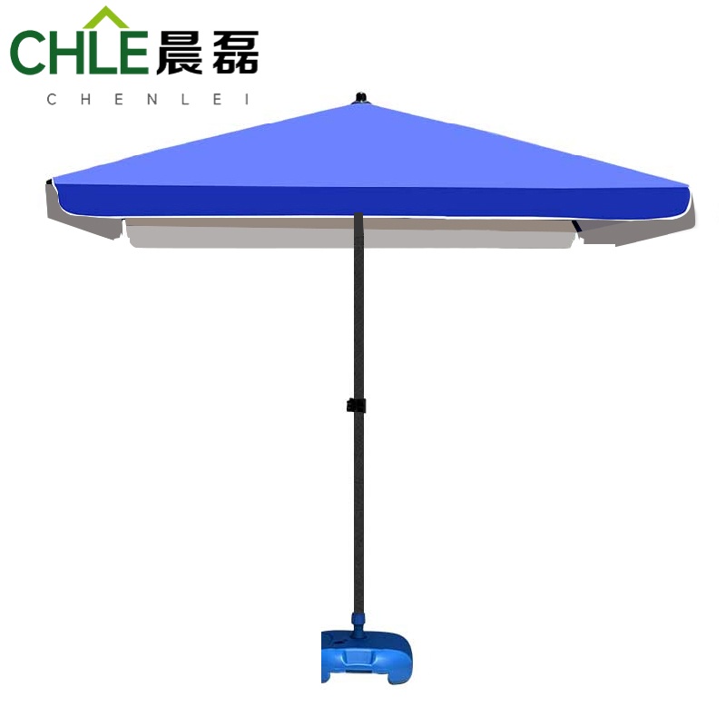 晨磊户外大伞蓝色+底座/个