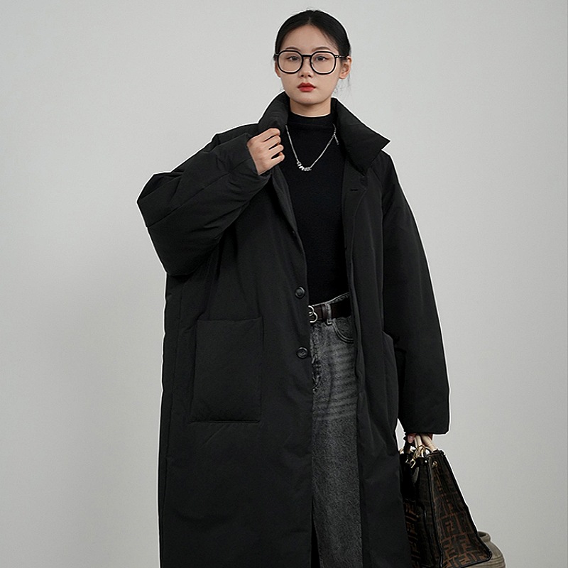 2025年新款棉服女冬中长款韩版宽松大被子加厚棉衣棉袄过膝外套潮高清大图