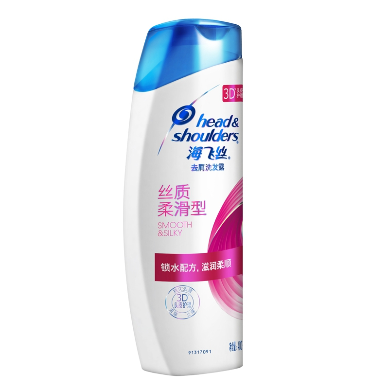力士 丝质柔滑洗发露400ml 顺滑去屑洗发水 单瓶装 q13