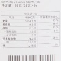 多多/Torto 藜麥片 28g x 6包 原味