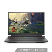 戴尔DELL G15游戏本15.6英寸游戏本做图设计学生笔记本电脑 (十代八核i7-10870H 16G 1T固态 RTX3060/6G 100%色域 165Hz电竞屏) 定制