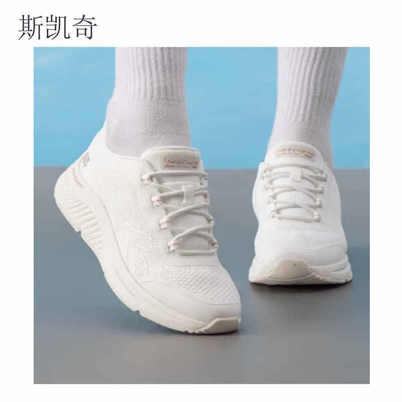 斯凯奇 女一脚蹬休闲鞋 117561/WHT-10 双