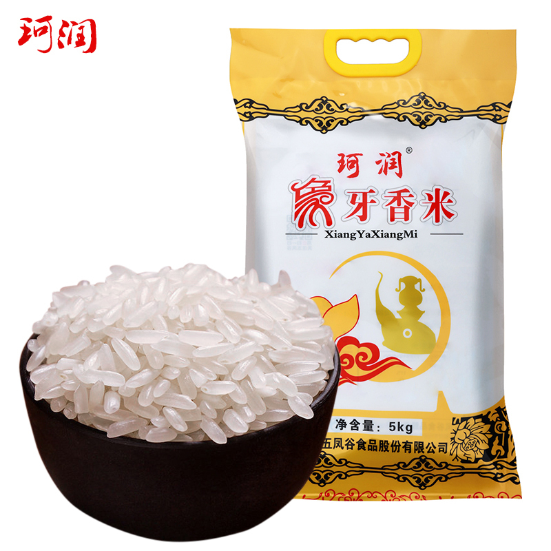 湖北珂润 虾田象牙米5kg/包*1包