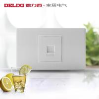 [官方旗舰店]德力西开关插座 118型CD601系列PC材质墙壁开关 二芯电话插座 其他
