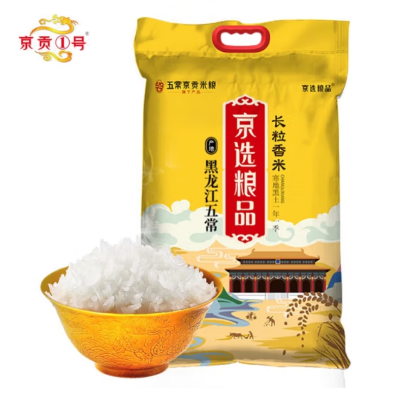 京贡1号 京选粮品长粒香编织袋5KG (袋)