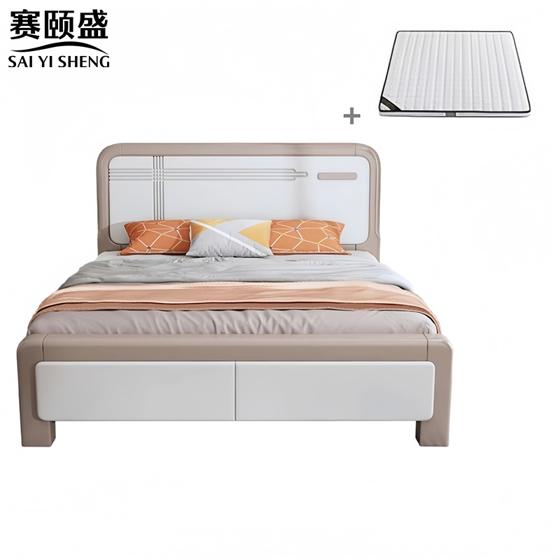 赛颐盛1.5米床1510*2170*1120mm+床垫套高清大图