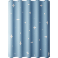 [补贴10%]浴室加厚浴帘布卫生间浴帘套装免打孔洗澡防水帘隔断帘门帘窗帘子