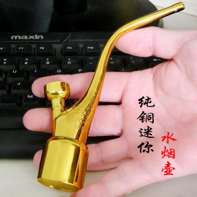 双用型水烟斗复古水烟袋水烟斗老式水烟壶水烟筒两用烟壶单用水烟壶