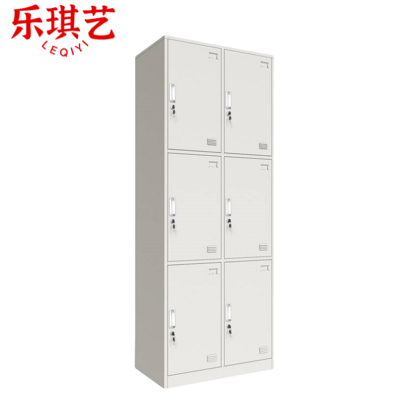 乐琪艺六门办公柜900*400*2100mm台高清大图