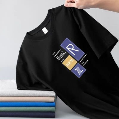 夏季短袖男T恤潮流宽松大码新款时尚休闲体恤帅气打底衫 D纯棉体恤T12款黑色 3XL建议170斤左右