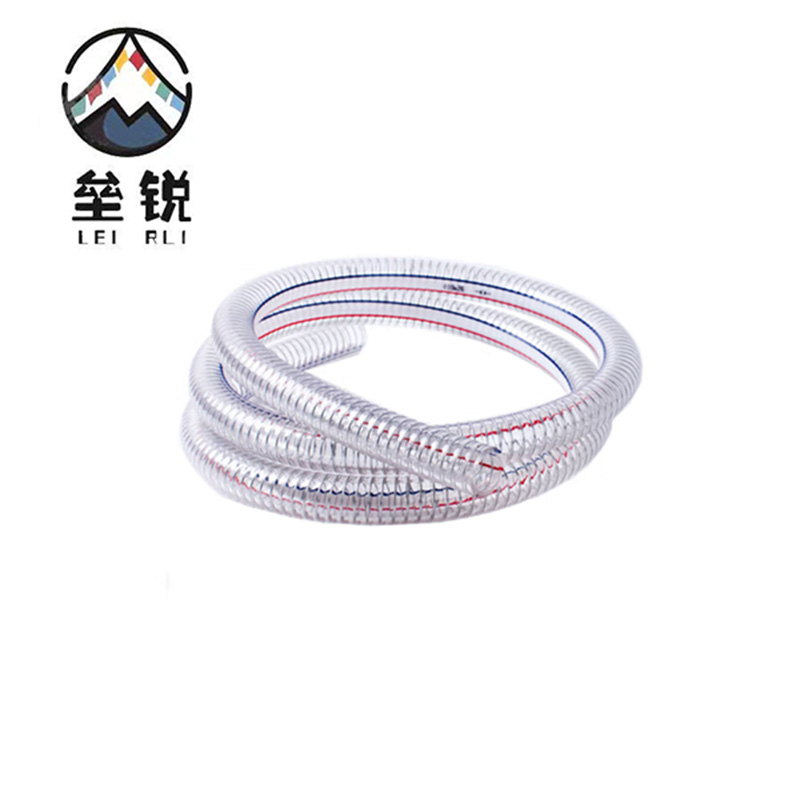 垒锐 pvc硅胶钢丝软管 6分*4mm 50米/捆高清大图