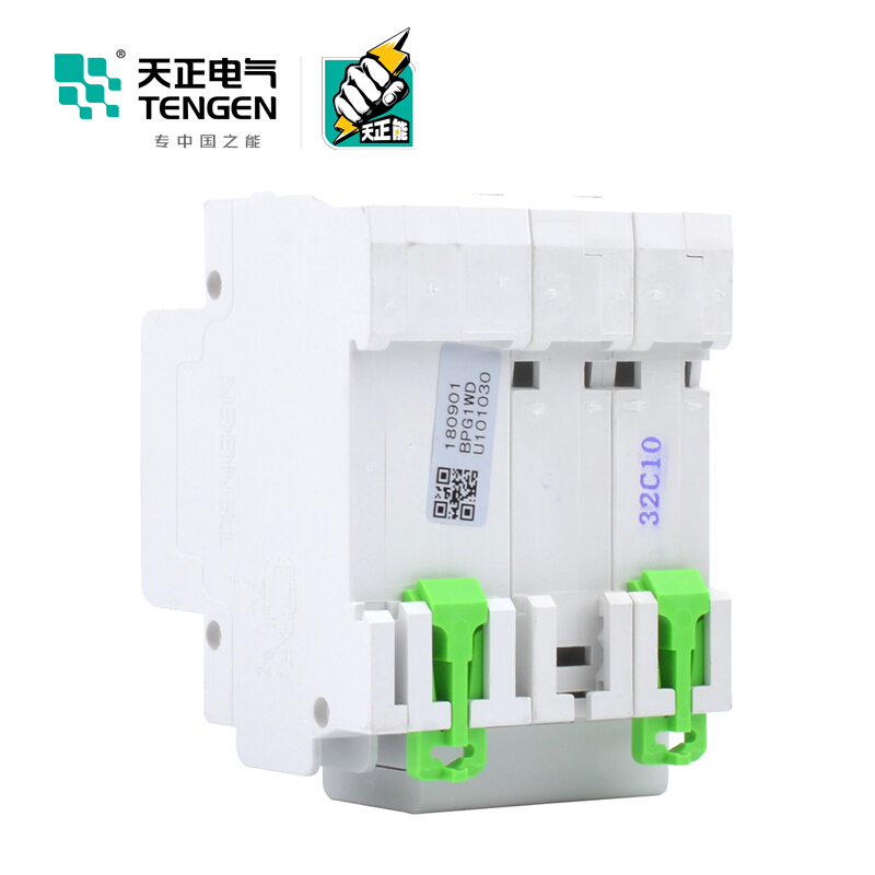 天正电气瑞彩系列 TGBHLE-32 空气开关 2P C16A 30mA 335022300252 微型漏电保护断路器