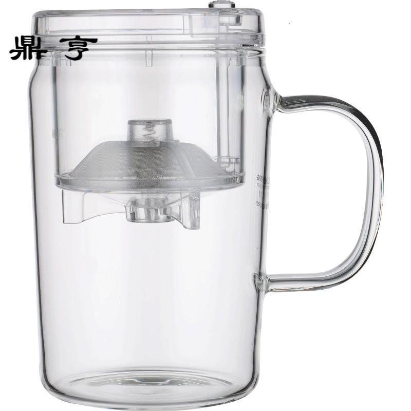 鼎亨 明尊 飘逸杯耐热玻璃茶具家用冲茶器过滤内胆泡茶壶