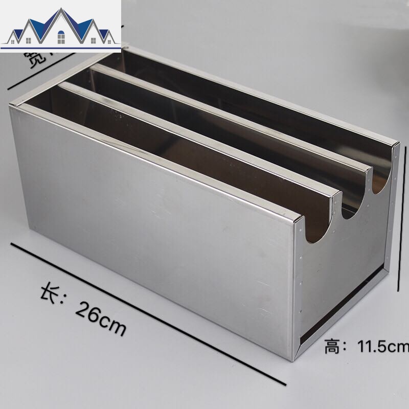 不锈钢刀架厨房带盖刀箱厨房置物架有盖刀箱酒店大刀座菜刀盒商用 三维工匠高清大图