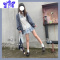Ideamini小个子显高jk制服及膝白色小腿袜女中筒袜子长压力瘦腿夏季薄款袜子