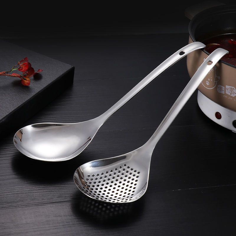 304不锈钢漏勺厨具厨房捞面笊篱家用油炸过滤网花椒漏勺子小漏勺