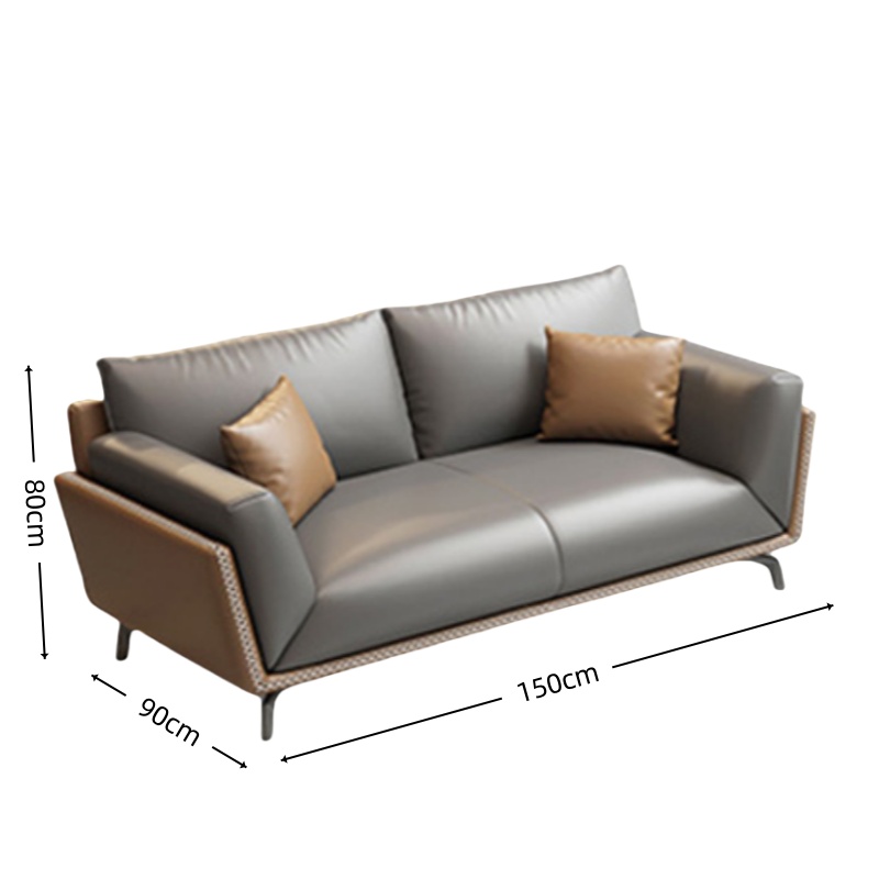 智叶舟沙发双人位150*90*80cm张高清大图