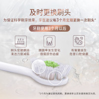 飞利浦(PHILIPS)电动牙刷头 柔和亮白型适配HX2431HX2461HX2471护龈刷头HX2031/02-3支装