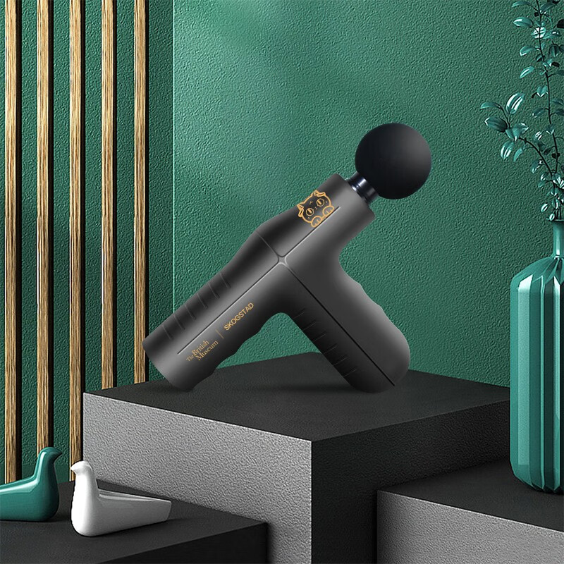 SKOGSTAD 思嘉思达 安德森猫筋膜枪(大英博物馆联名) 黑色 SK-D1002 jh