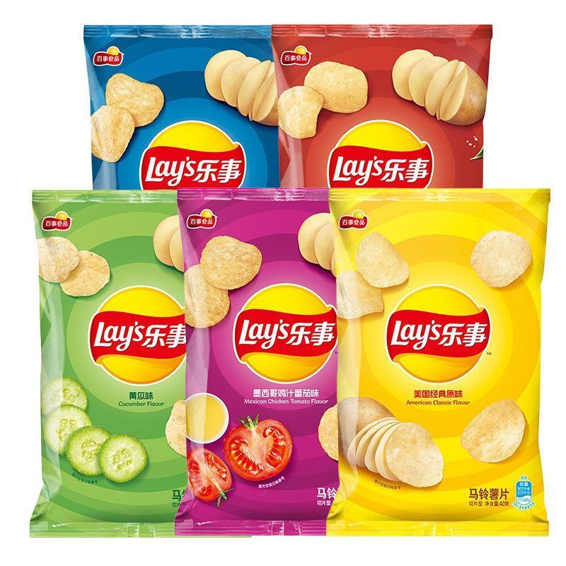 乐事(Lay’s) 薯片40g袋装经典原味休闲解馋小零食各式各样出游零食大全热卖