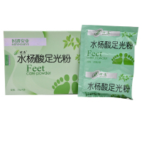 [买1送1发2盒]时通水杨酸足光粉 角化型去脚汗脚气水泡除臭除异味泡脚液浴足盐足浴粉竹醋足光散30g* 4包每盒