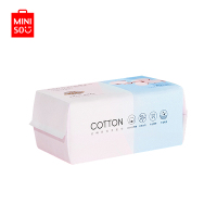 名创优品 (miniso) 纯棉洁面巾棉柔巾多用途干湿两用 婴儿洗脸巾[120抽20*20]