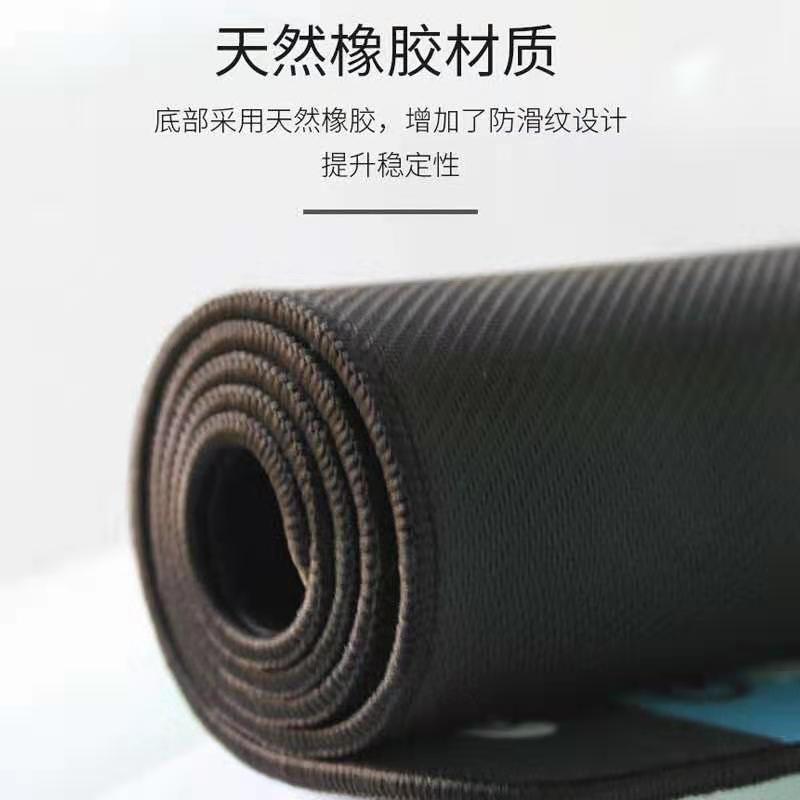 罗技鼠标垫电脑桌垫超大号键盘垫电竞游戏加厚锁边办公高清大图