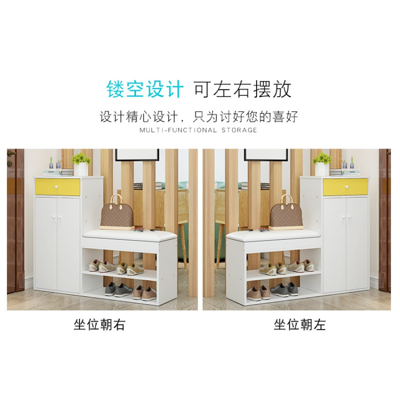 进口换鞋凳鞋柜式储物凳多功能鞋架沙发凳经济型简约穿鞋凳