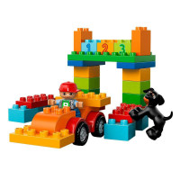 LEGO 乐高 Duplo 得宝系列多合一趣味桶 10572 2-4岁 塑料 50-100块 塑料玩具