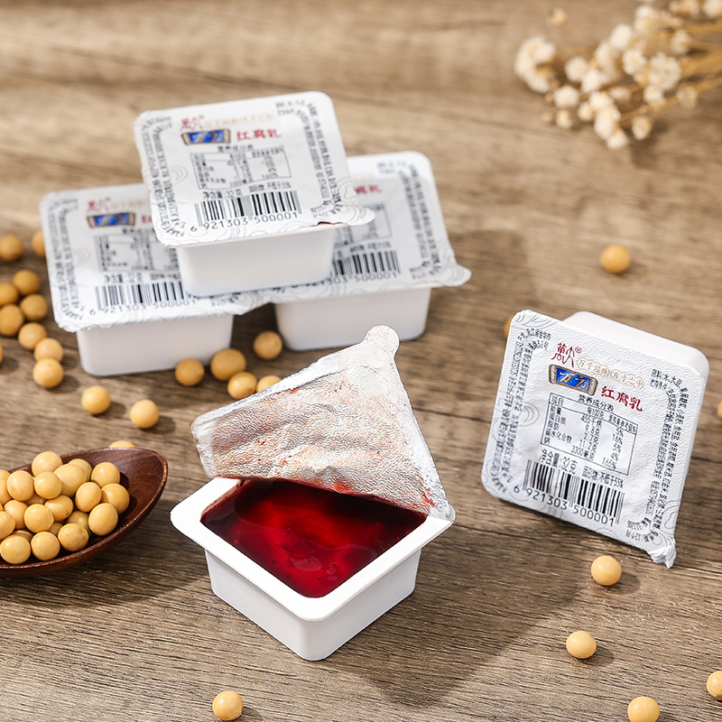 万方浙江特产32g*6个组合装红腐乳甜味食品霉豆腐方便旅行独立包装