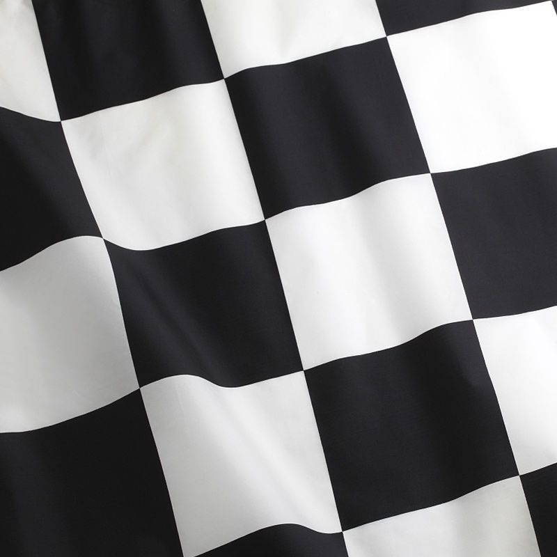 5号黑白0x0cmf1赛车旗子发令信号旗赛道旗发车终点指挥黑白格子旗卡丁