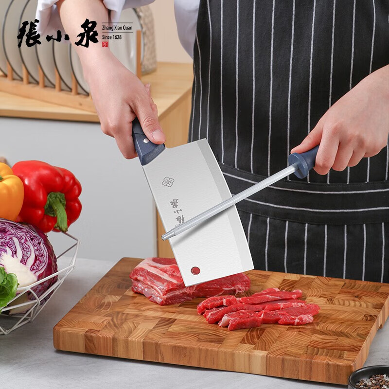 张小泉 菜刀剪刀厨房刀具套装锋木刀具六件套 D40610100高清大图
