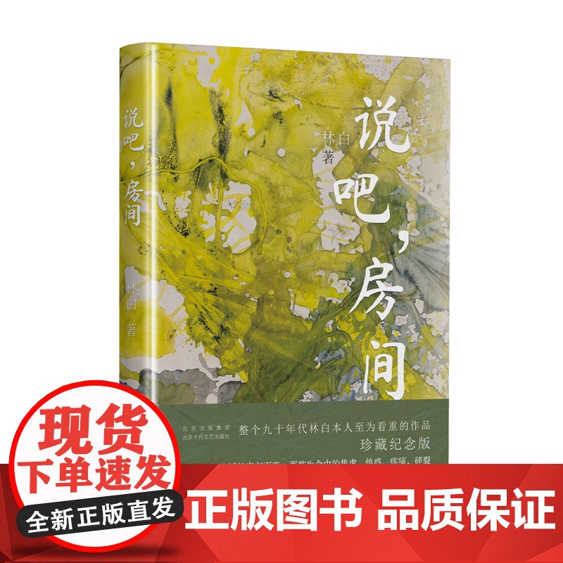 说吧,房间(整个九十年代林白本人至为看重的作品珍藏纪念版!) 林白 北京十月文艺出版社 正版书籍高清大图