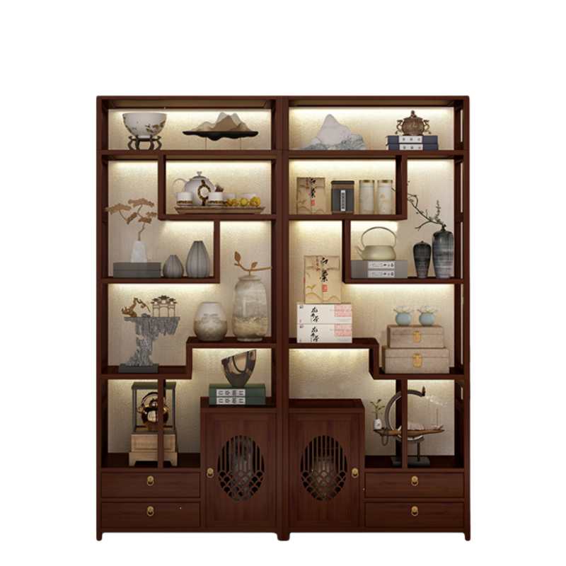 铭思达博古架展示架160*25*200cm个高清大图