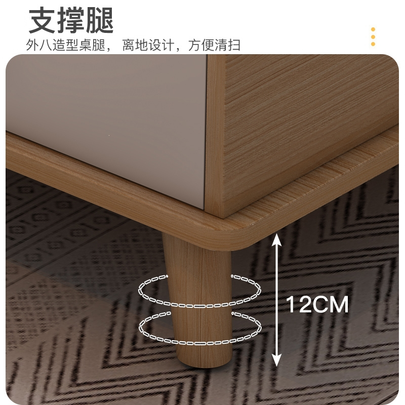 阿斯卡利茶几桌客厅家用小户型移动沙发茶台现代简约阳台北欧简易泡茶桌子
