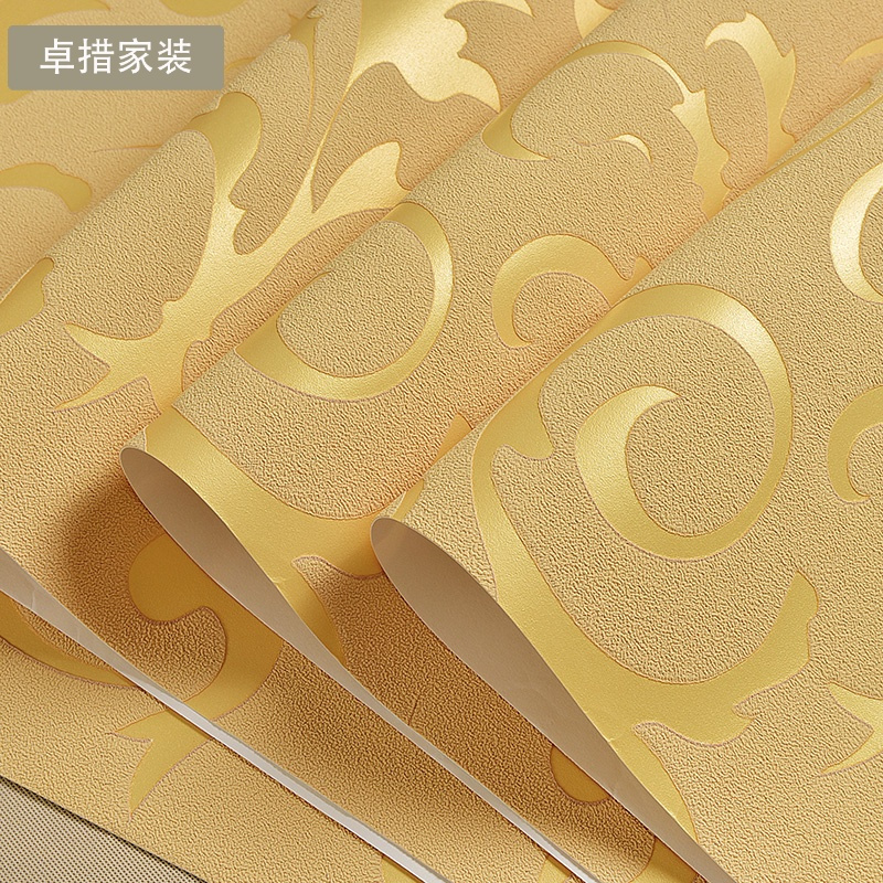 欧式电视背景墙壁纸3d无纺布墙纸简约现代客厅墙纸 钩花壹德壹